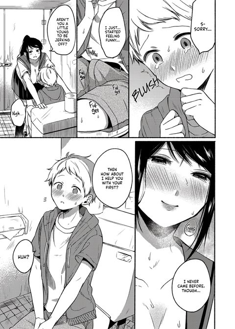 My First Orgasm: Lovey-Dovey Sex with a Girl Who Runs @#NSFW Account Chapter 1 page 10