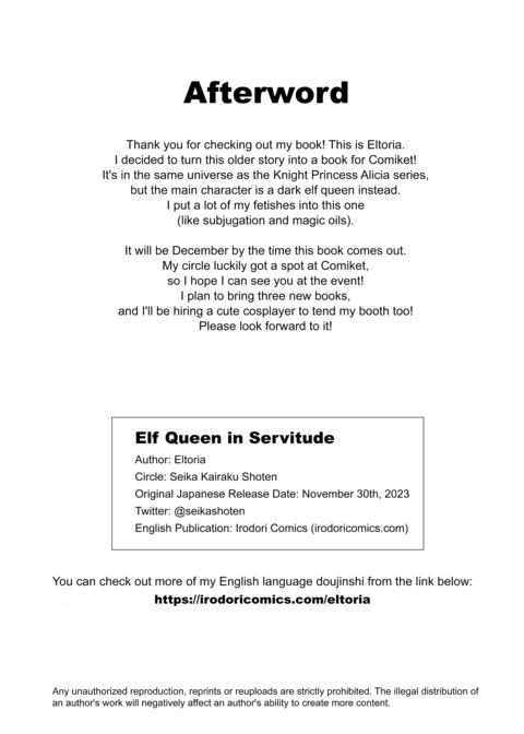 Elf Queen in Servitude Chapter 1 page 34