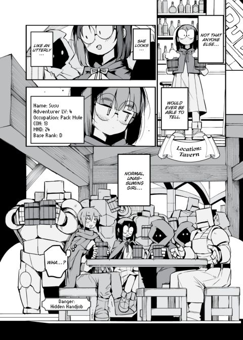 The S-Tier Slut Stats of a Girl Too Plain to Join the Hero's No-Romance Party Chapter 1 page 16