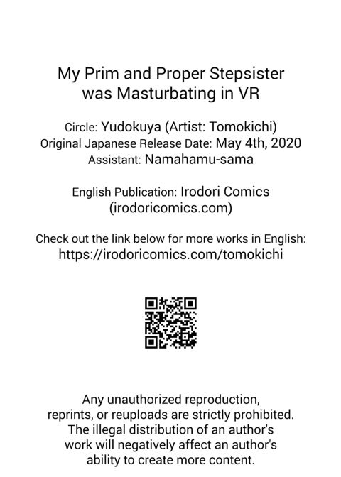My Prim and Proper Stepsister was Masturbating in VR Chapter 1 page 29
