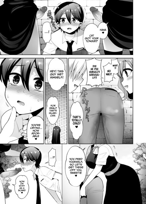 Caught in the Wall of an All-Girls' School and Used as a Cum Dump for Futanari Girls Chapter 1 page 6