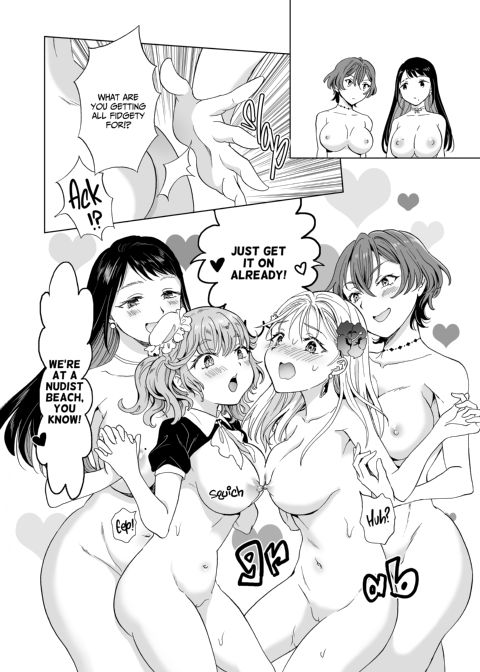 Happy Nudist Beach - It's a Great Day for a Lesbian Beach Orgy! Chapter 1 page 39