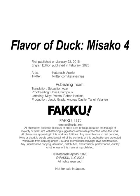 Flavor of Duck: Misako 4 Chapter 1 page 113