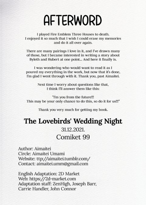 The Lovebirds' Wedding Night Chapter 1 page 24
