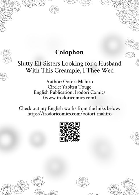 Slutty Elf Sisters Seeking a Husband 5: With This Creampie I Thee Wed Chapter 1 page 41