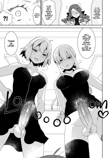 Crossdressing and Getting Fucked by Futanari Alters to Learn the Pleasure of Being a Woman Chapter 1 page 6