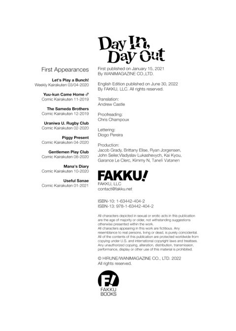 Day In, Day Out Chapter 1 page 179