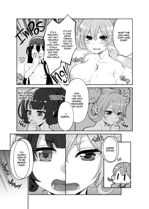 Mizuho & Kashima - How to Become a Proper Cum-dumpster Chapter 1 page 6