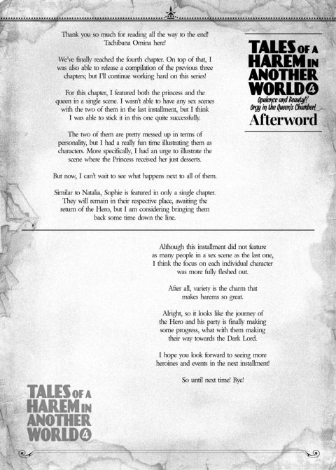 Tales of a Harem in Another World Vol. 4 - Opulence and Beauty!? Orgy in the Queen's Chamber! + Vol. 4.5 Chapter 1 page 56