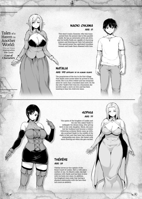 Tales of a Harem in Another World: Wives and Widows Impregnation Side Quest Chapter 1 page 2
