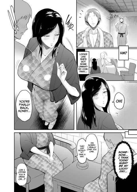 Hot Springs With Mrs. Taeko: Taeko Sakaki's Daring Tryst Chapter 1 page 3