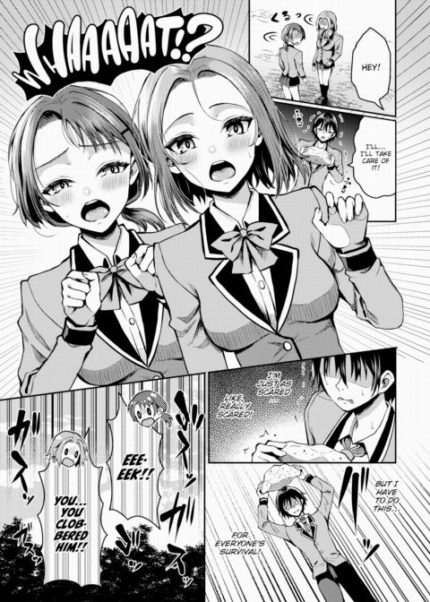 Stranded on a Desert Island Where I Can Creampie All the Girls I Want ~Making My Female Classmates Into My Harem~ Ch.13 Chapter 1 page 4