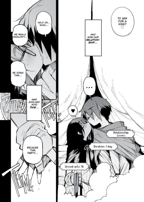 The S-Tier Slut Stats of a Girl Too Plain to Join the Hero's No-Romance Party Chapter 1 page 7