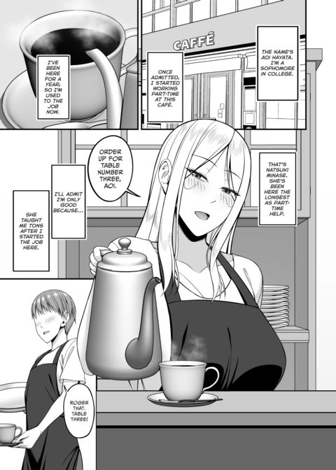 Hanging Out at My Big-Titty Gyaru Coworker's Place Chapter 1 page 2