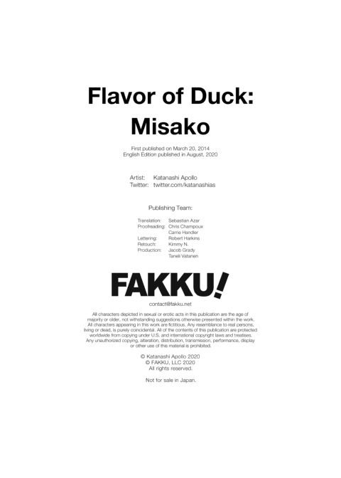 Flavor of Duck: Misako Chapter 1 page 88