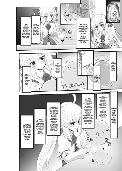 The Elf Shopkeeper is All About Pleasure And Makes Steamy Happy Love With Her Slime Familiar Chapter 1 page 5