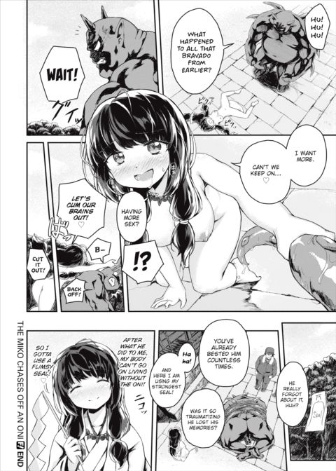 The Miko Chases Off an Oni Chapter 1 page 10
