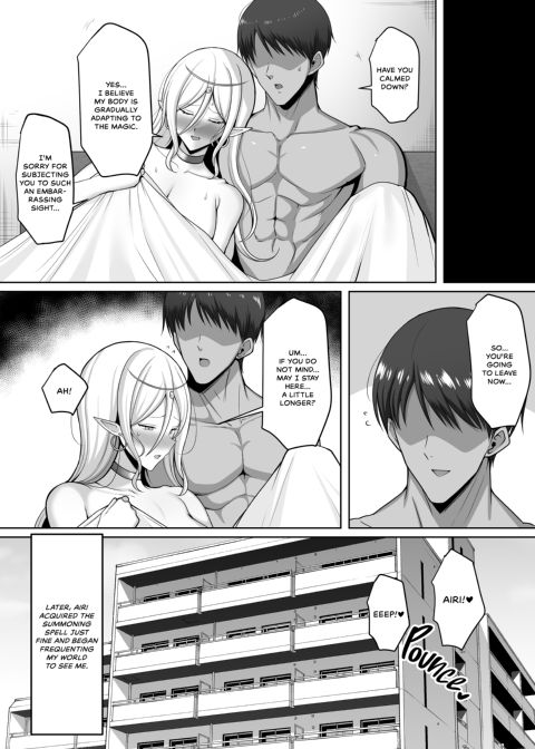 I Accidentally Summoned an Elven Princess While Jacking Off Chapter 1 page 23