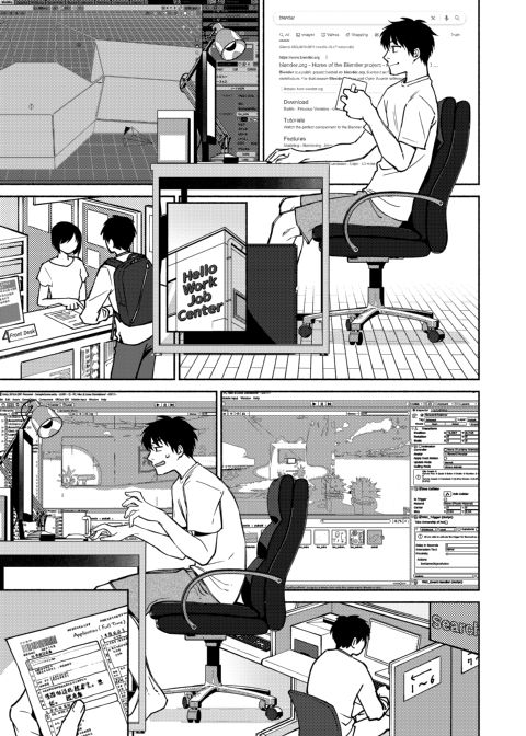 Loving Living VR: A Jobless G.I.R.L.'s [Guy IRL] BL Chapter 1 page 22