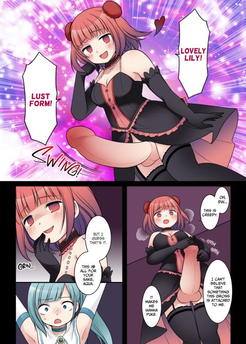 Gender Bender Magical Girl: Fighting Dick by Moonlight Chapter 1 page 15