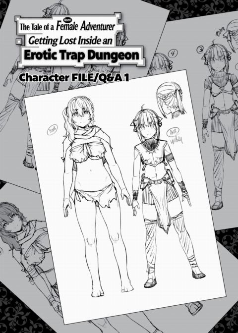 The Tale of a (Decent) Female Adventurer Getting Lost Inside an Erotic Trap Dungeon - Character FILE/Q&A 1 Chapter 1 page 1