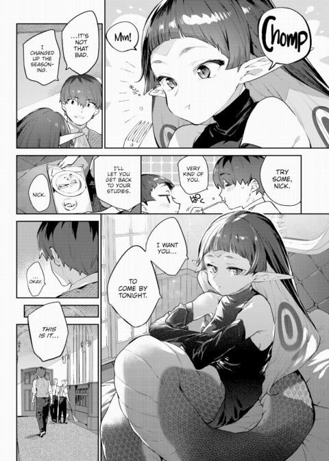 Otherworldly Maidens Series 6 - A Serpent Maiden Devours Her Servant Chapter 1 page 4