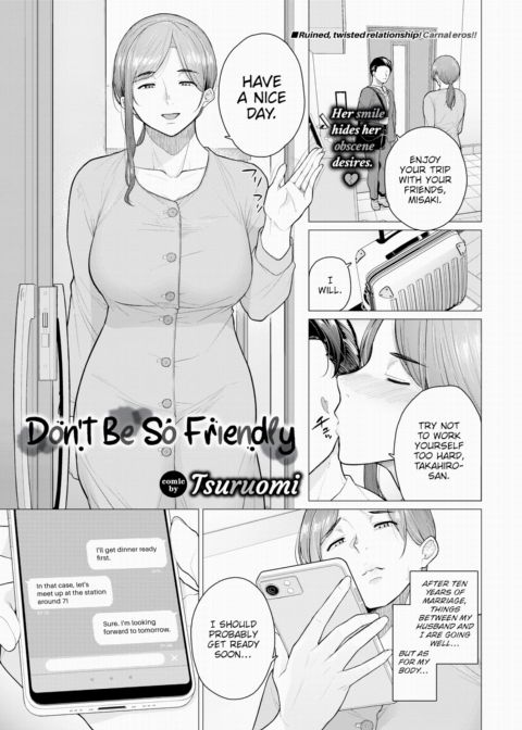 Don't Be So Friendly Chapter 1 page 1