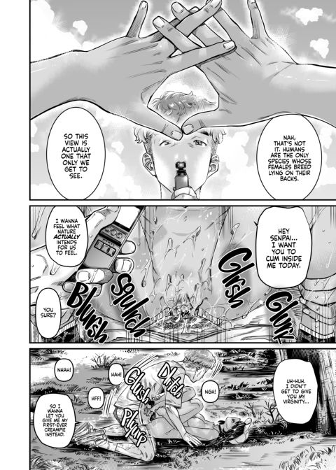 The Tanlined Former Town Bike Wants to Make an Exhibitionist Sex Tape With Her Formerly Virgin Senpai Chapter 1 page 27