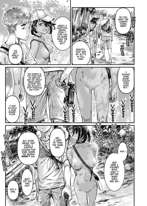 The Tanlined Former Town Bike Wants to Make an Exhibitionist Sex Tape With Her Formerly Virgin Senpai Chapter 1 page 8