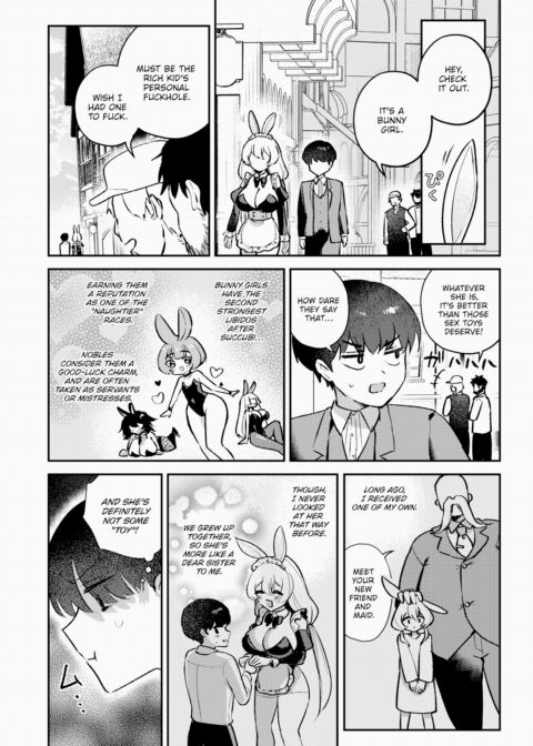 Horny Bunny Maid Chapter 1 page 4