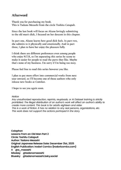Lessons From an Old Man Part 2 Chapter 1 page 33