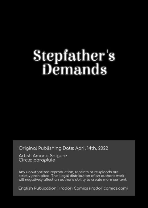 Stepfather's Demands Chapter 1 page 36