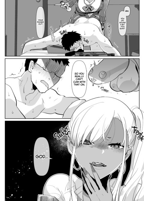 What Happens When Your Tan Gyaru Futa Girlfriend Is in a Bad Mood and Invites You To Karaoke Chapter 1 page 16
