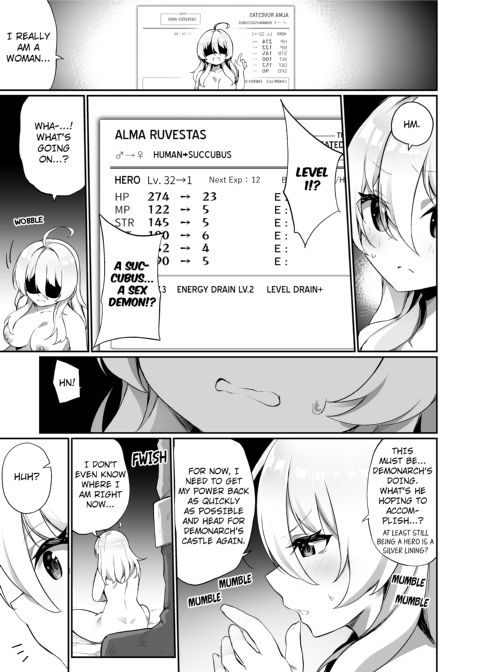 A Hero's Rejoiceful Tale of Loss to the Devil and Life as a Succubus Chapter 1 page 4