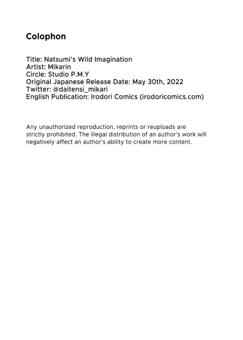 Natsumi's Wild Imagination Chapter 1 page 28