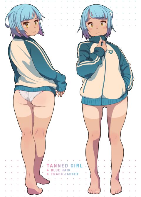 Tanned Girl + Blue Hair Anthology Chapter 1 page 15