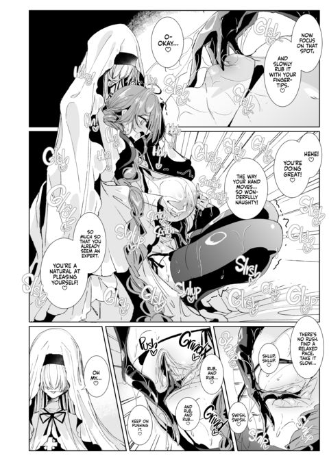The Marked Oblivious Princess Knight and the Succubus Sister's All-You-Can-Eat Lesbian Oil Massage Chapter 1 page 27