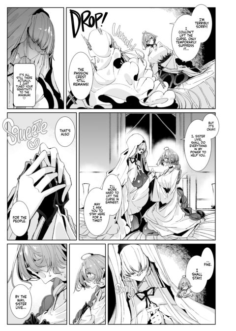 The Marked Oblivious Princess Knight and the Succubus Sister's All-You-Can-Eat Lesbian Oil Massage Chapter 1 page 50