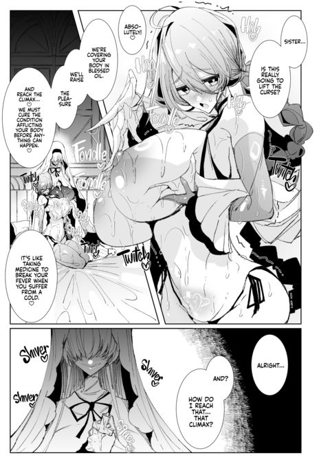 The Marked Oblivious Princess Knight and the Succubus Sister's All-You-Can-Eat Lesbian Oil Massage Chapter 1 page 18