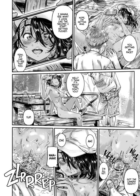 The Tanlined Former Town Bike Wants to Make an Exhibitionist Sex Tape With Her Formerly Virgin Senpai Chapter 1 page 17