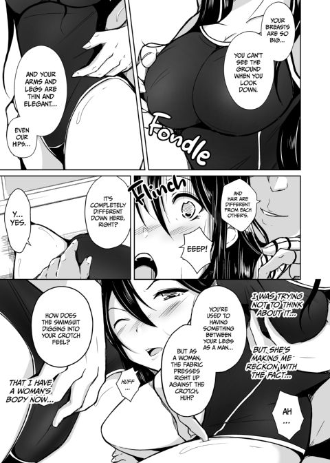 Body-Swapping With My Swim Team Senpai Chapter 1 page 20