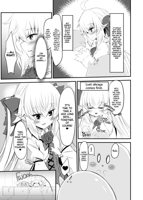 The Elf Shopkeeper is All About Pleasure And Makes Steamy Happy Love With Her Slime Familiar Chapter 1 page 6