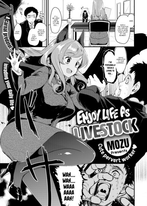 Enjoy Life as Livestock Chapter 1 page 1