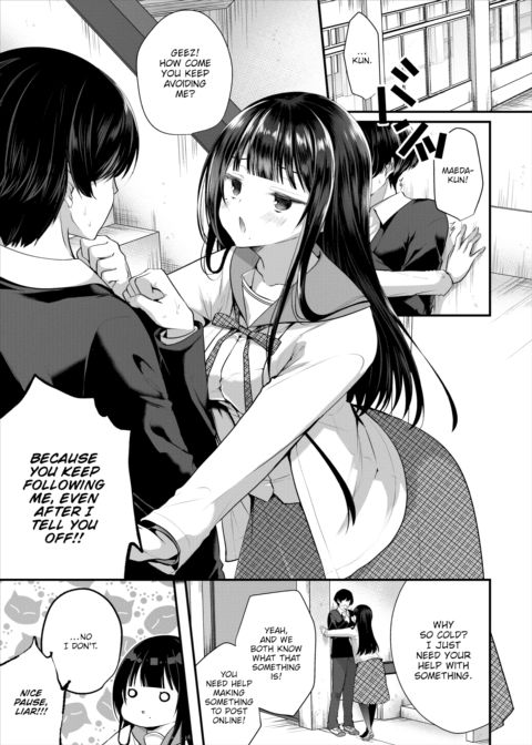 I Found This Plain Girl’s Lewd Account and It Turns Out She’s a Slut!? Ch.2 Chapter 1 page 2
