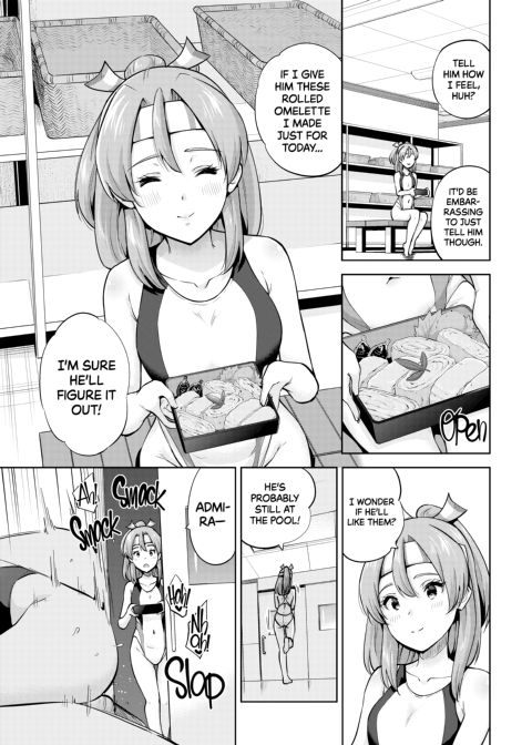 Zuihou and Hamakaze in Racing Swimsuits Chapter 1 page 6