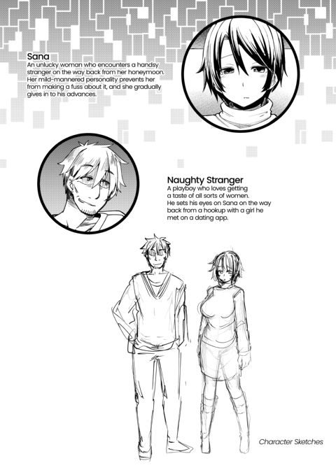 NTRed on a Night Bus by a Naughty Stranger Chapter 1 page 3