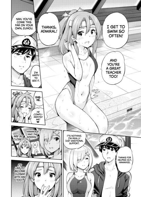 Zuihou and Hamakaze in Racing Swimsuits Chapter 1 page 3