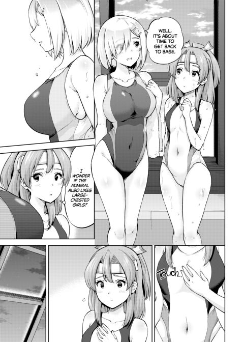 Zuihou and Hamakaze in Racing Swimsuits Chapter 1 page 4