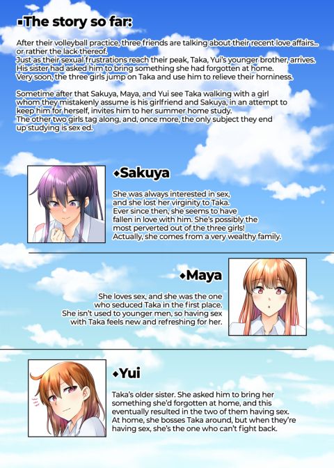 3 vs 1 Volleyball Match 5: New Year's Game Chapter 1 page 3