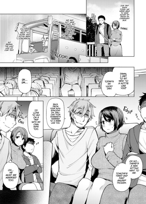 NTRed on a Night Bus by a Naughty Stranger Chapter 1 page 4